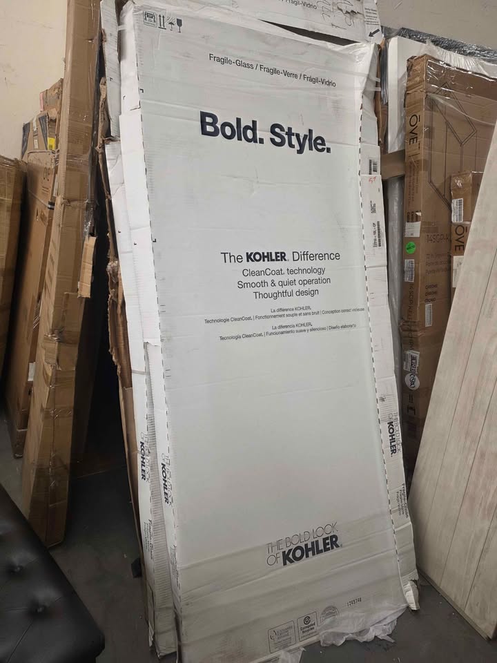 Kohler K-27718-10L-CP Composed Moving Panel Glass and Hinges, Polished Chrome - Image 4