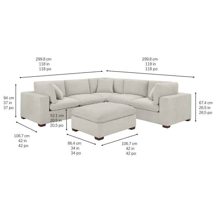 Thomasville Lowell 6-piece Modular Sectional - Image 2