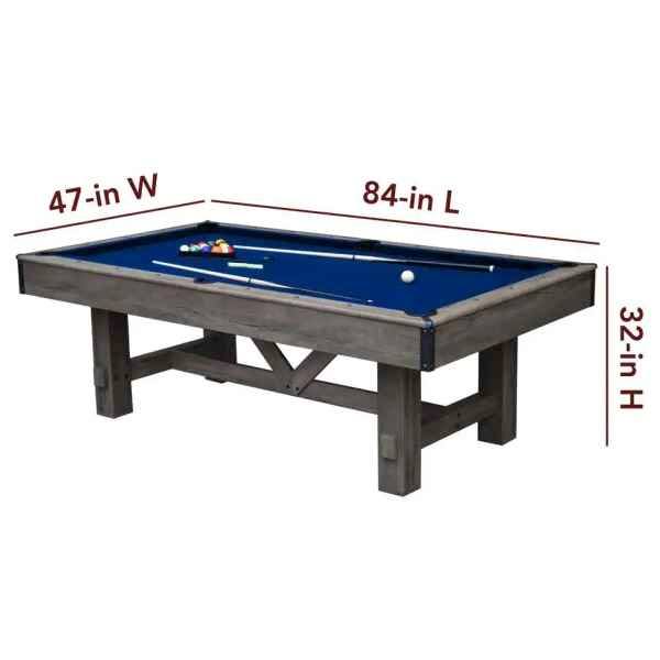 Bluewave Logan 7-Ft 3-In-1 Pool Table W/Benches - Image 3