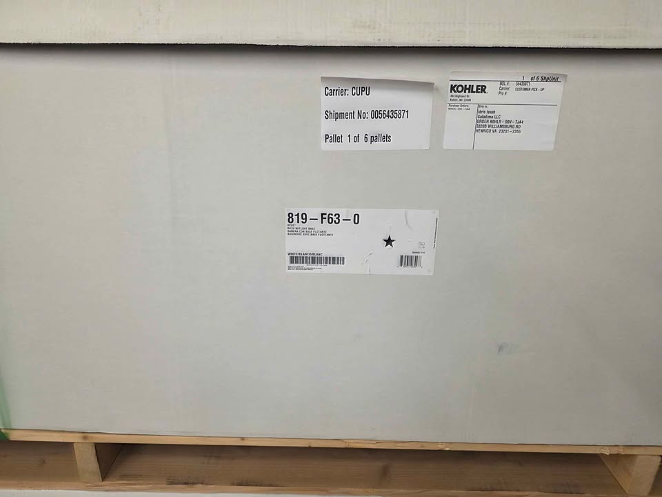 Kohler 819-F63-0 K- Reve 5.5Ft Freestanding Bath with Brilliant Ash Base, White - Image 4