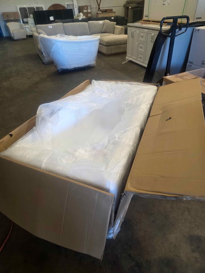 WOODBRIDGE 60" Acrylic Rectangular Alcove Soaking Bathtub with Left Drain, LB428 Chrome - Image 8
