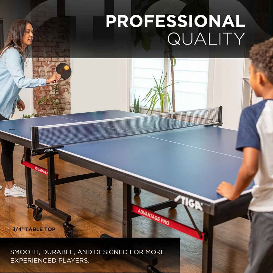 Stiga Advantage Pro Tournament-Quality Indoor Table Tennis / Ping Pong Table - Image 2