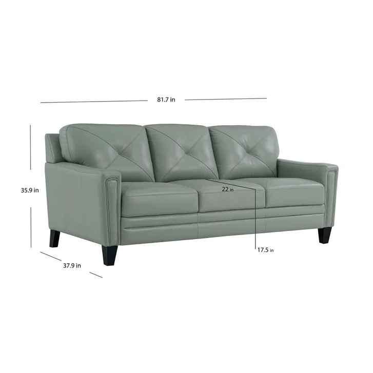 Atmore Top Grain Leather Sofa - Image 2