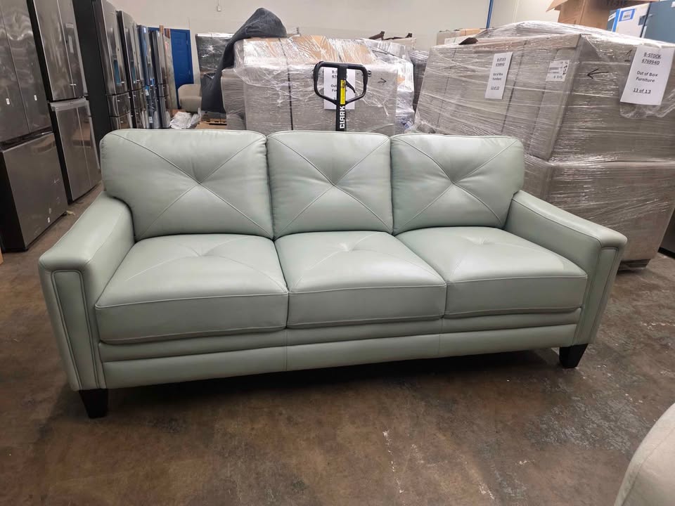 Atmore Top Grain Leather Sofa - Image 7