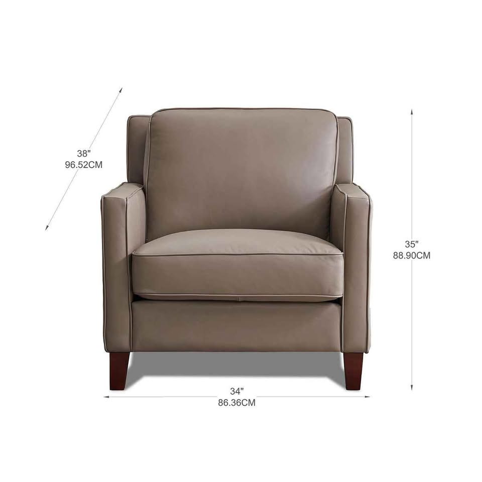 West Park 3-piece Leather Set ( Taupe ) ( Retails $4300.00 ) - Image 6
