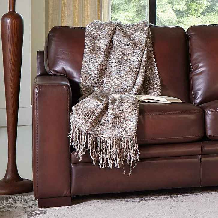 Luca 4-piece Top Grain Leather Sectional - Image 3