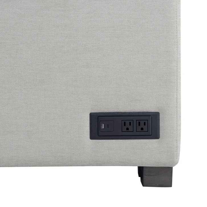 Coddle Cameron Convertible Sofa with Reversible Chaise and Storage, Beige - Image 5
