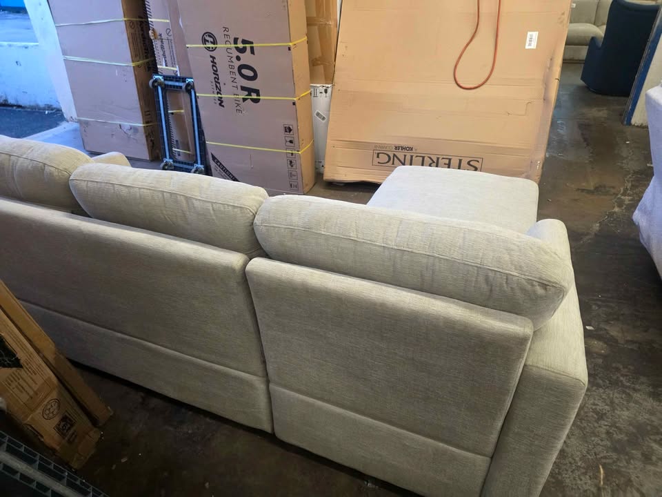 Coddle Cameron Convertible Sofa with Reversible Chaise and Storage, Beige - Image 10