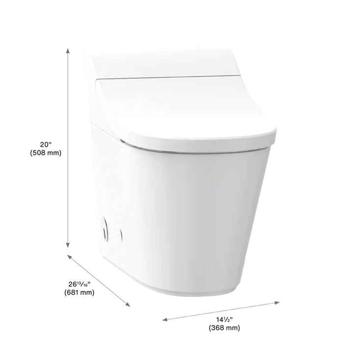 Kohler Jaro One-Piece Elongated Smart Toilet, Dual-flush - Image 3