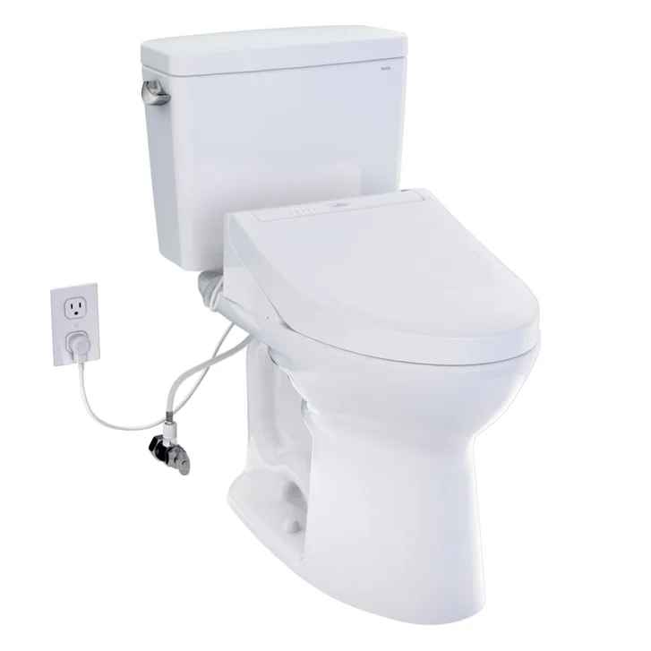TOTO Two-Piece Toilet with Washlet Bidet Seat - Image 2