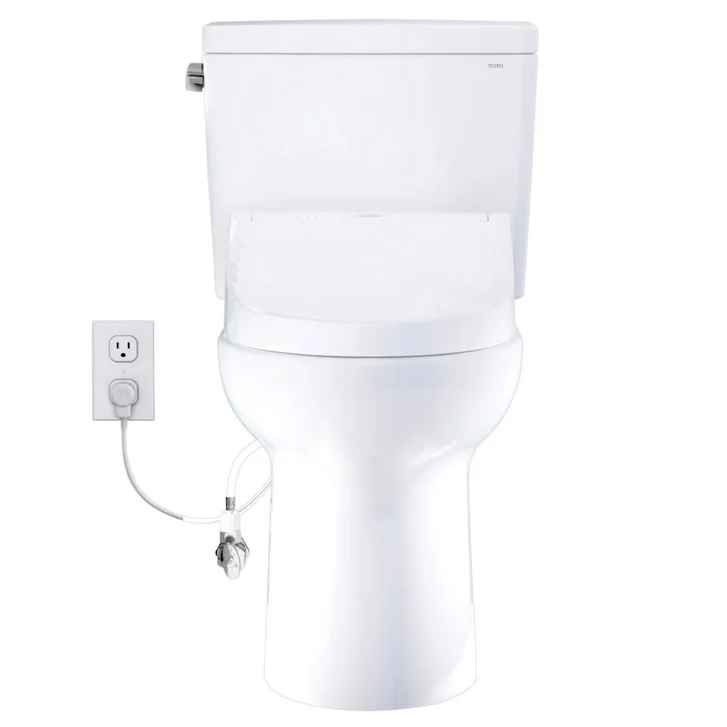 TOTO Two-Piece Toilet with Washlet Bidet Seat - Image 6