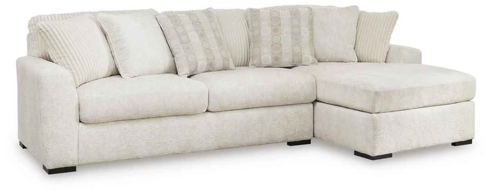 Chessington 2-Piece Sectional with Chaise ( Ivory ) - Image 2