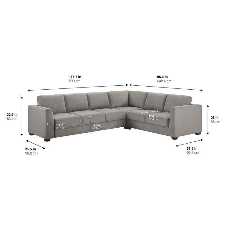 Thomasville Caler Convertible Sleeper Sectional with Storage - Image 2