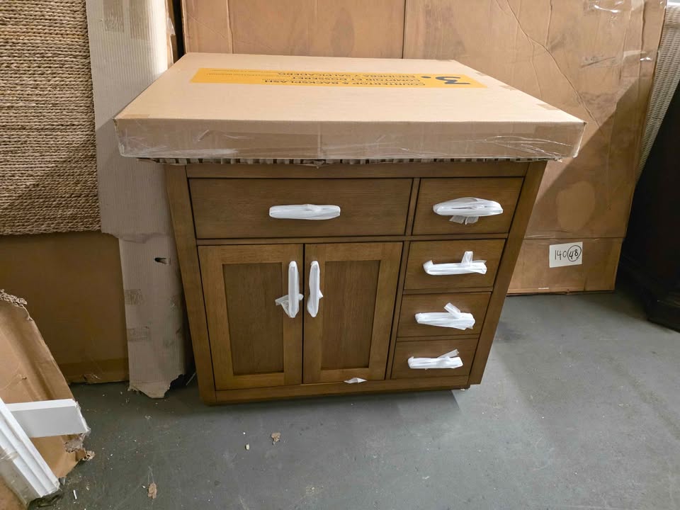 OVE Decors Alonso 36" Bath Vanity in Brown - Image 9