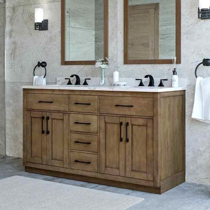 OVE Decors Alonso 60" Bath Vanity in Brown