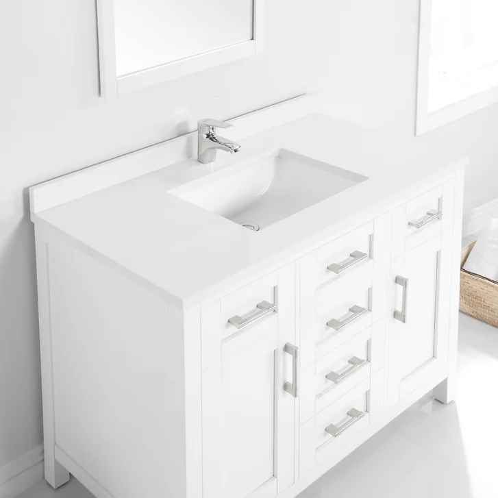 OVE Decors 42" Lakeview Bath Vanity in White - Image 3