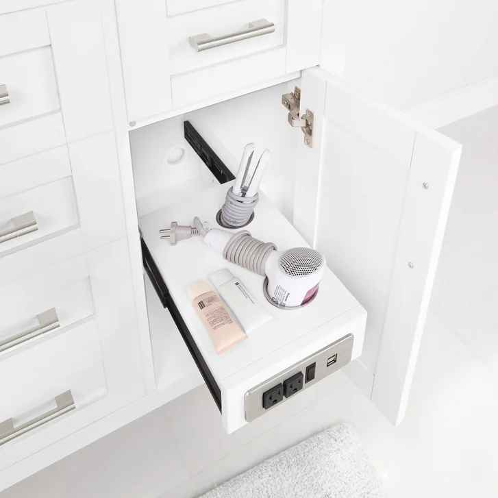 OVE Decors 42" Lakeview Bath Vanity in White - Image 5