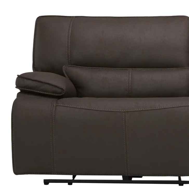 Brower Fabric Power Reclining Sectional with Power Headrests - Image 3
