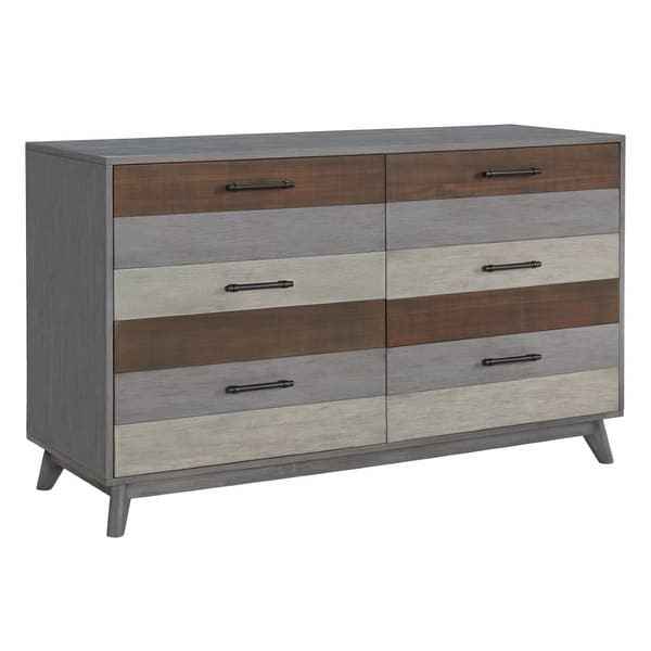 Oxford Soho Baby Cascade Gray 6 Drawer Dresser - Image 2