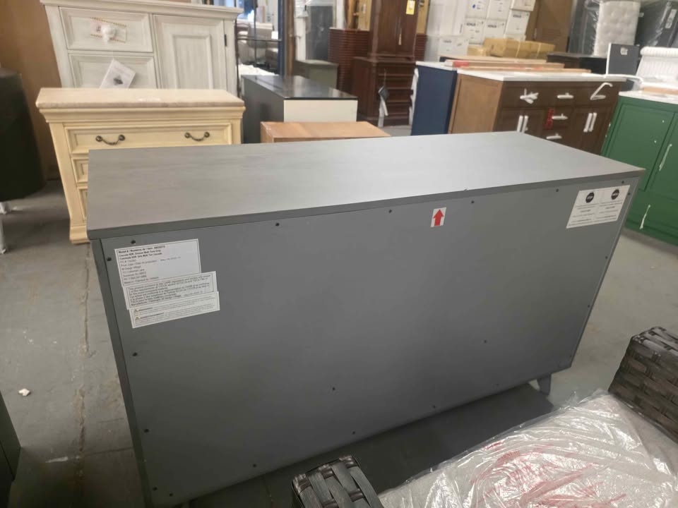 Oxford Soho Baby Cascade Gray 6 Drawer Dresser - Image 6