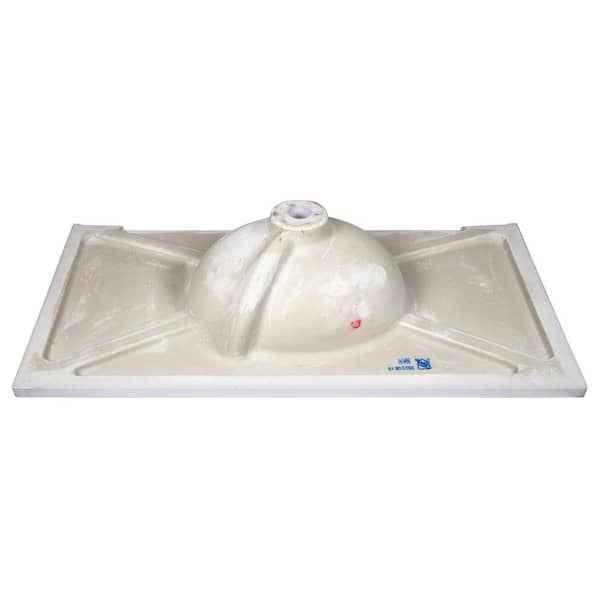 37 in. W x 19 in. D Cultured Marble Vanity Top in Solid White with Solid White Basin - Image 6