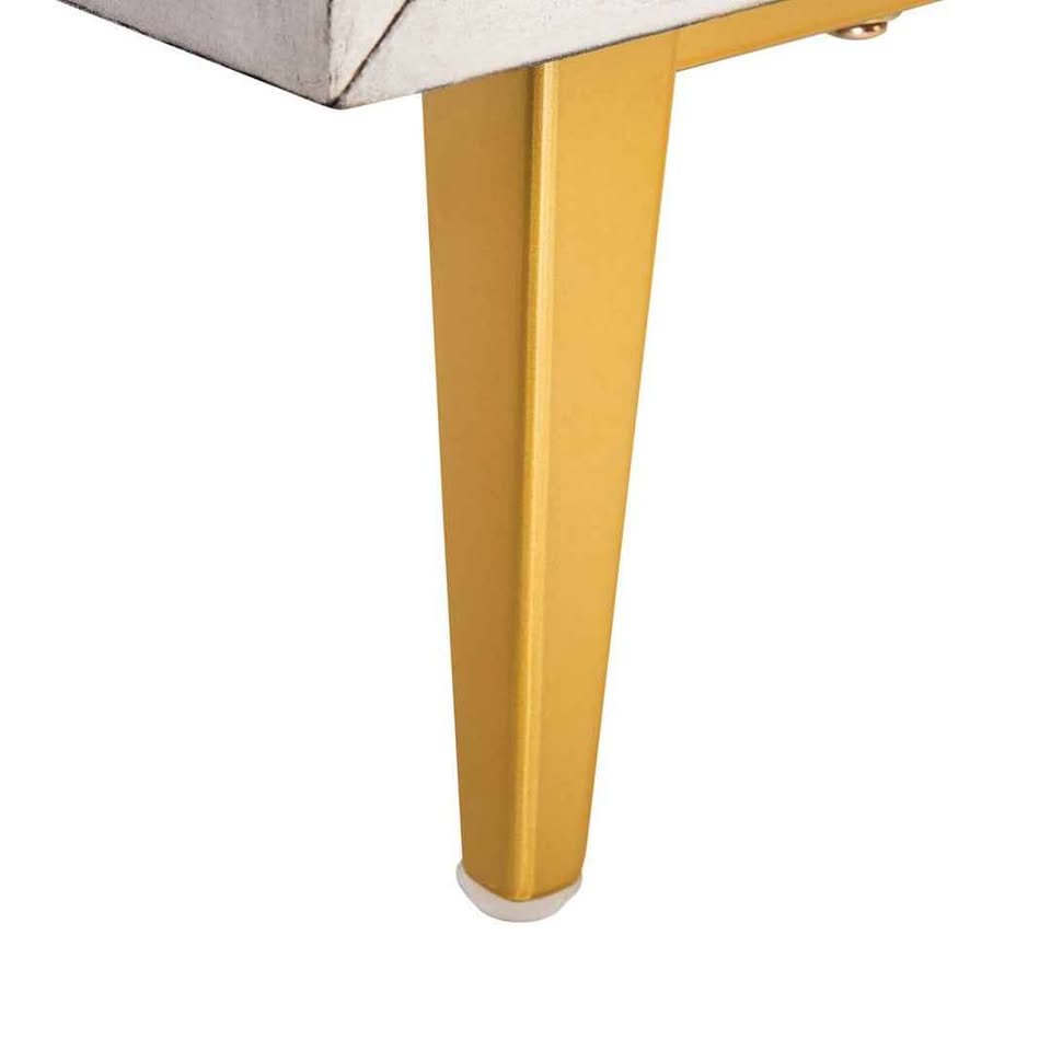 Safavieh Katia 3 Drawer Chest - White Wash/Gold - Image 5