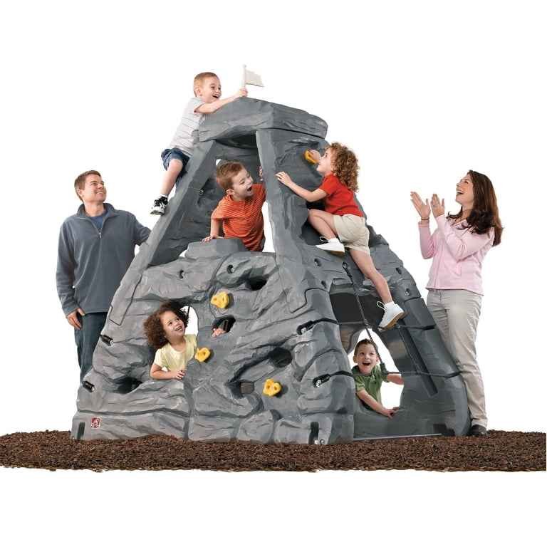 Step2 Skyward Summit Grey Rock Climbing Wall for Kids - Image 4