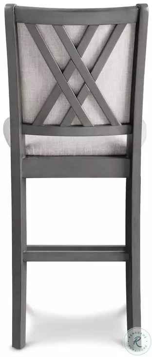 New Classic Furniture Amy Gray 5pc Counter Height Set - Image 7