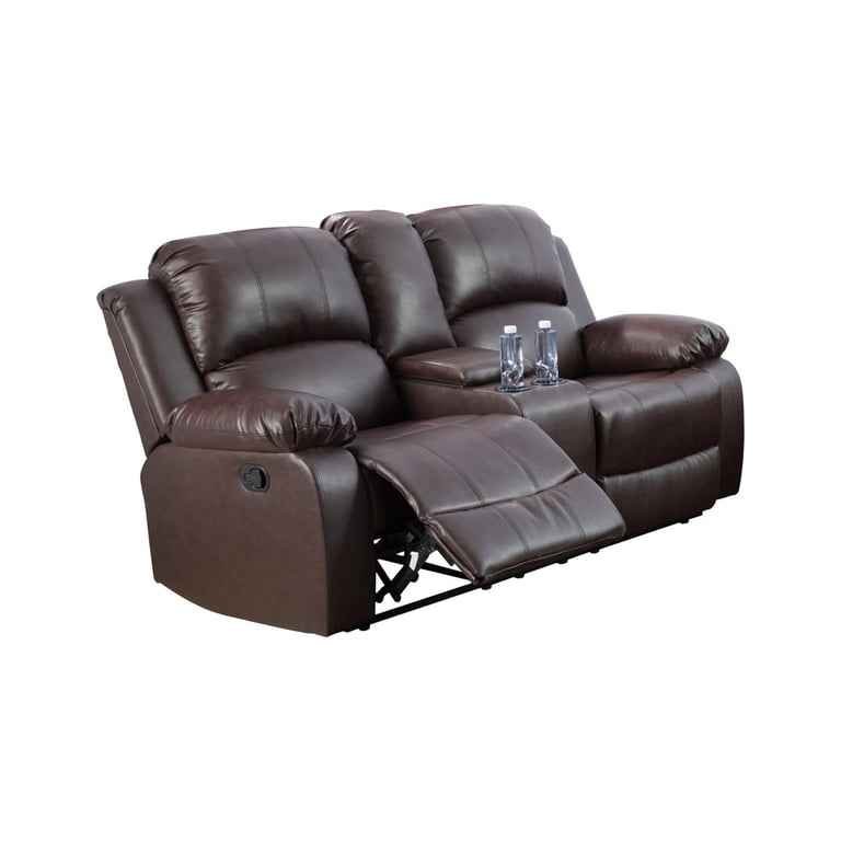 Lifestyle Furniture LGS2890-L Utica Reclining Loveseat, Dark Brown - Image 3