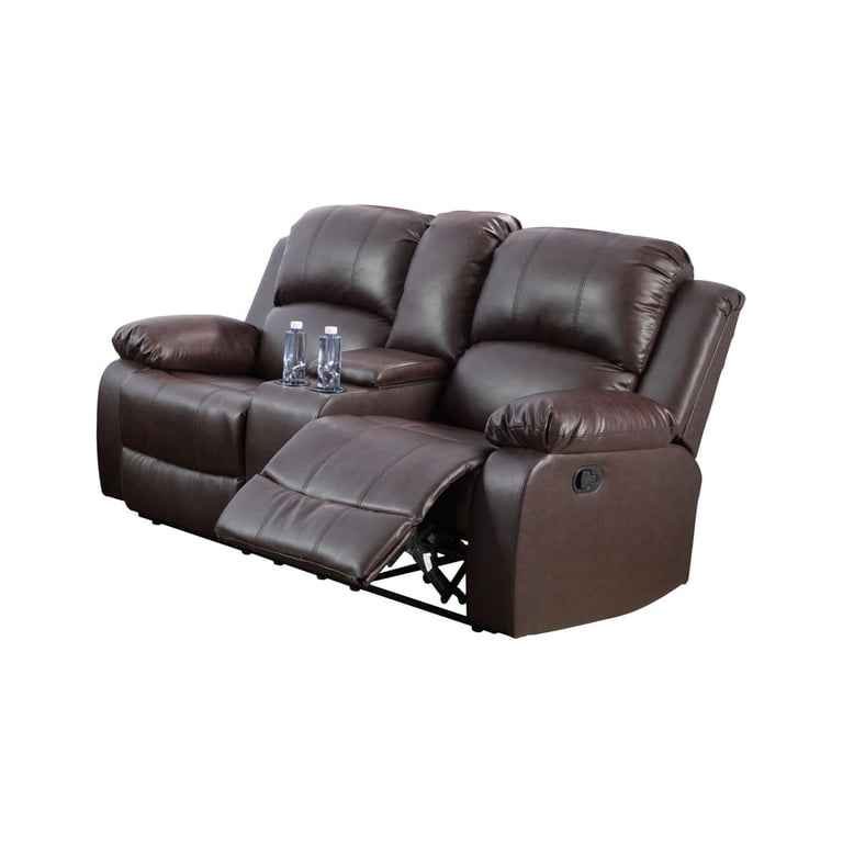 Lifestyle Furniture LGS2890-L Utica Reclining Loveseat, Dark Brown - Image 4