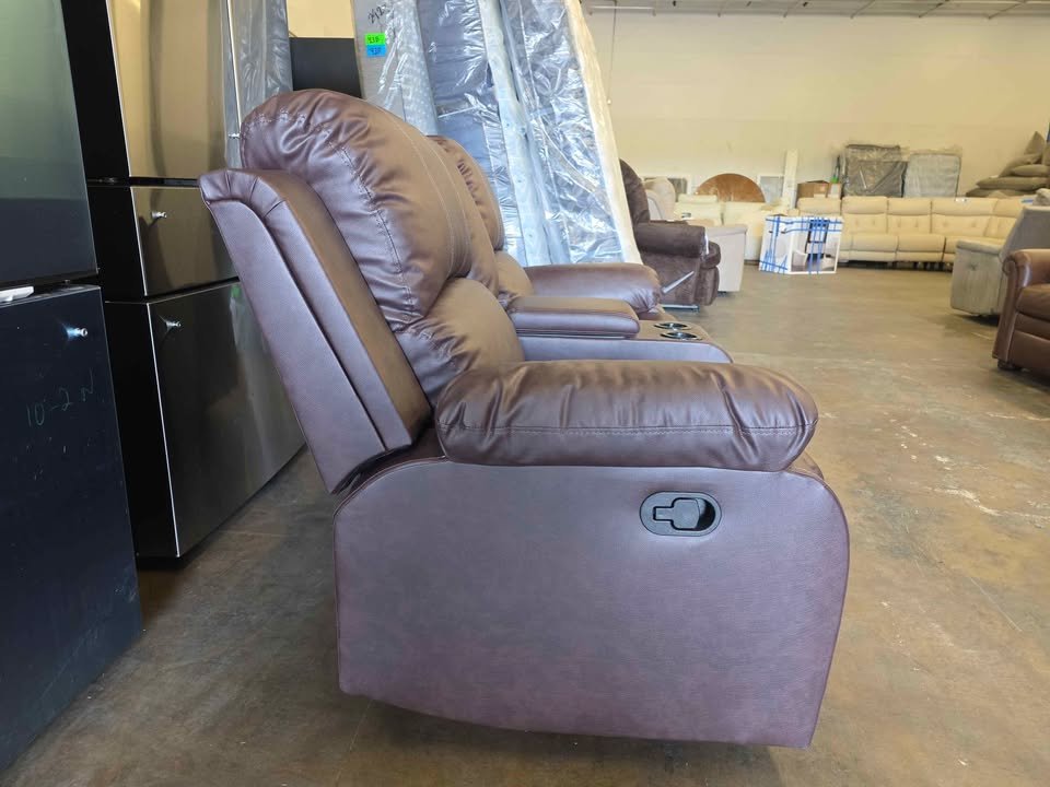 Lifestyle Furniture LGS2890-L Utica Reclining Loveseat, Dark Brown - Image 8