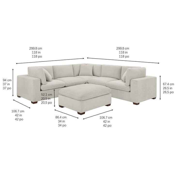 Thomasville Lowell 6-piece Modular Sectional - Image 2