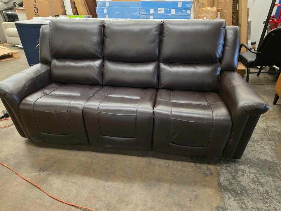 Alba Leather Power Reclining Sofa with Power Headrests - Image 6