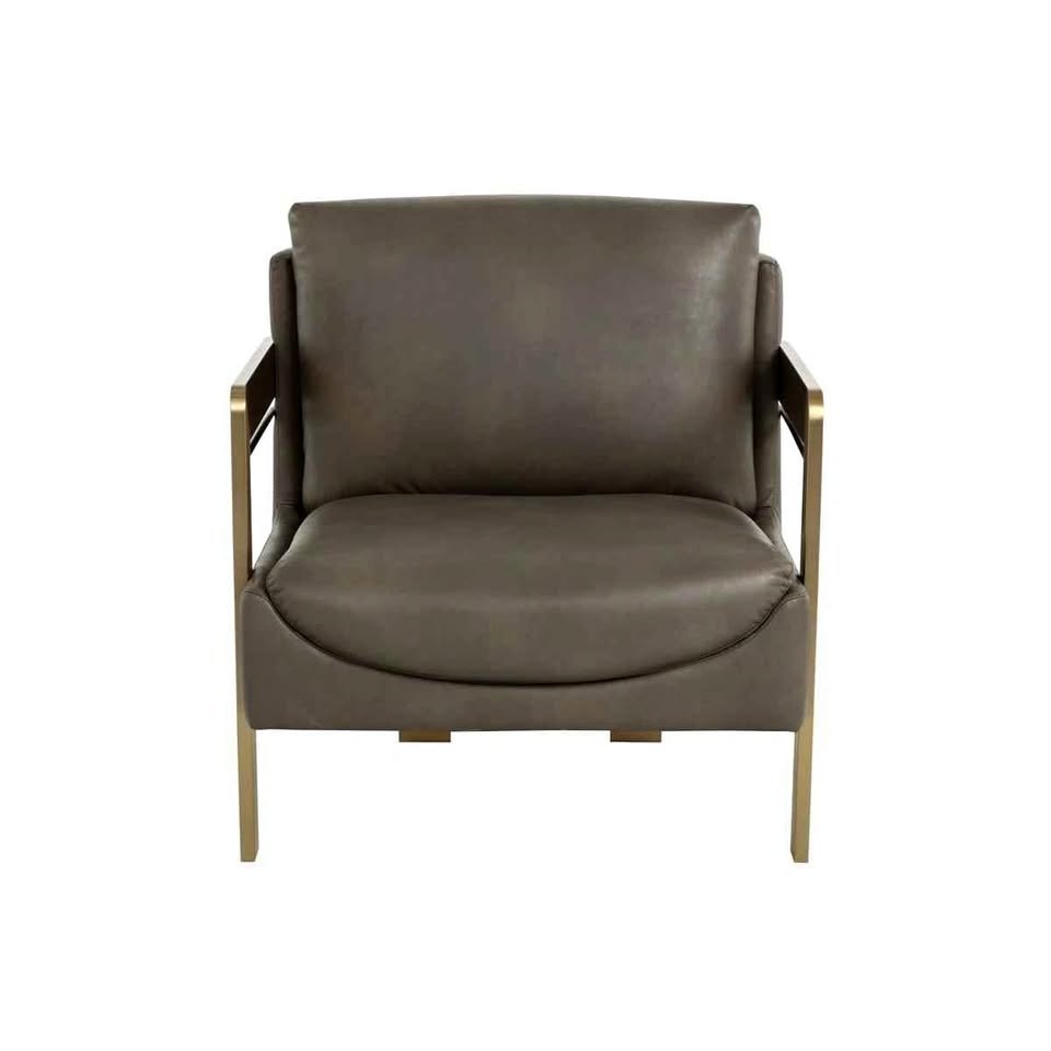 Gerace CAL117 Compliant 30.25" Wide Lounge Chair - Taupe ( Retails $2100.00 )