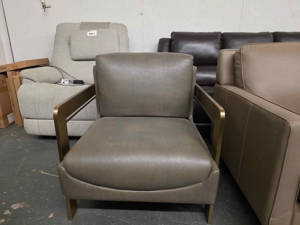 Gerace CAL117 Compliant 30.25" Wide Lounge Chair - Taupe ( Retails $2100.00 ) - Image 6