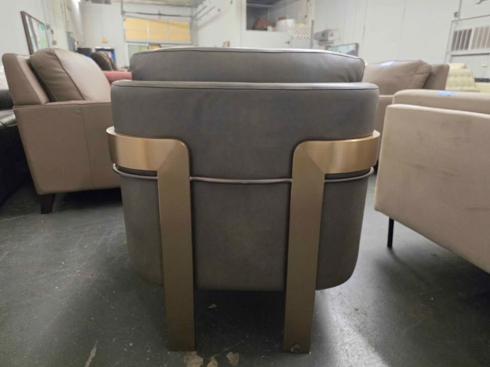 Gerace CAL117 Compliant 30.25" Wide Lounge Chair - Taupe ( Retails $2100.00 ) - Image 8