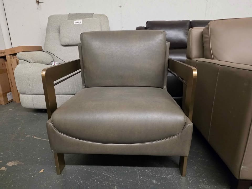 Gerace CAL117 Compliant 30.25" Wide Lounge Chair - Taupe ( Retails $2100.00 ) - Image 10