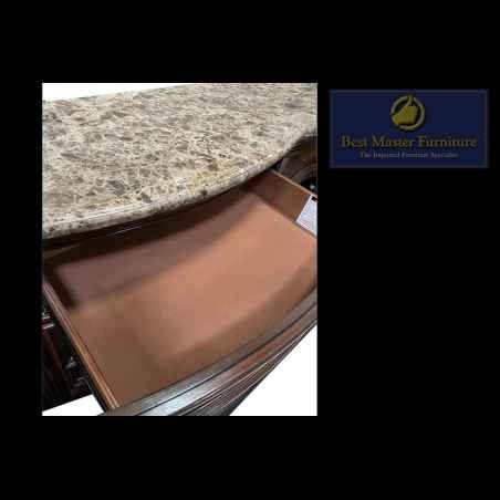 Best Master Furniture Door dresser with marble top - Image 2