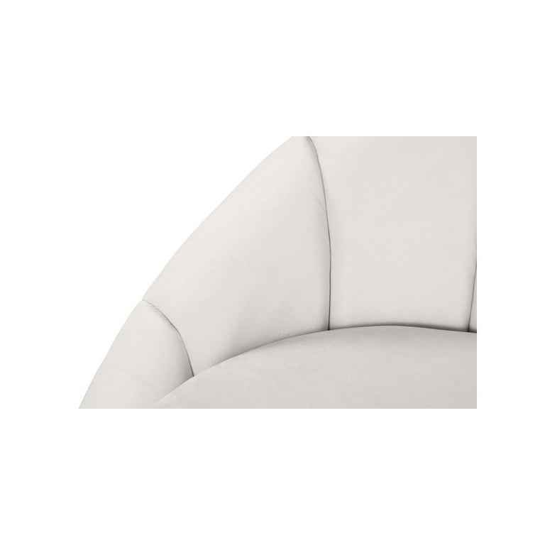Meridian Furniture Shelly 90" Velvet Curved Sofa - Image 4