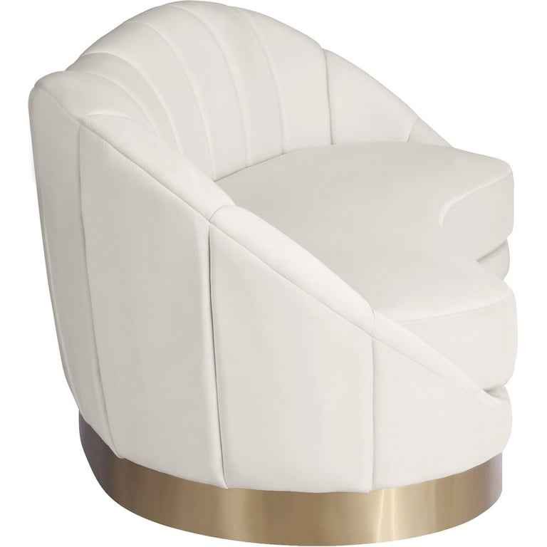 Meridian Furniture Shelly 90" Velvet Curved Sofa - Image 6