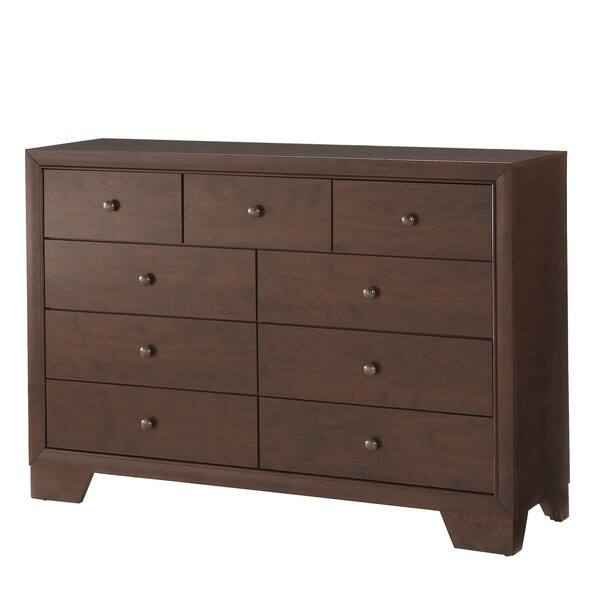 Louisburgh Dark Merlot 9-drawer Dresser - Image 3
