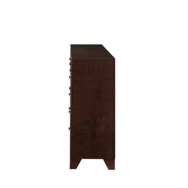 Louisburgh Dark Merlot 9-drawer Dresser - Image 4