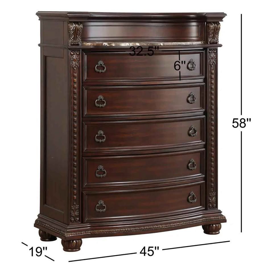 Anndrea 45 "W 5 - Drawer Dresser - Image 2