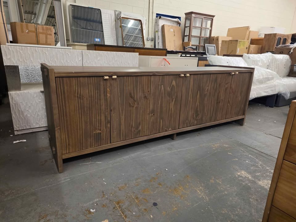Birch Ln Handa 78 " TV Stand ( Retails $1700.00 ) - Image 9