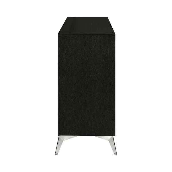New Classic Furniture Huxley Black 6-drawer 58 in. Wood Dresser - Image 3