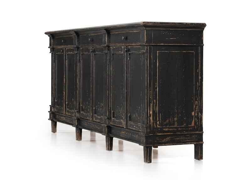 Four Hands Cordella Marjorie Sideboard Distressed Black [hidden information] ( Retails $3700.00 ) - Image 3