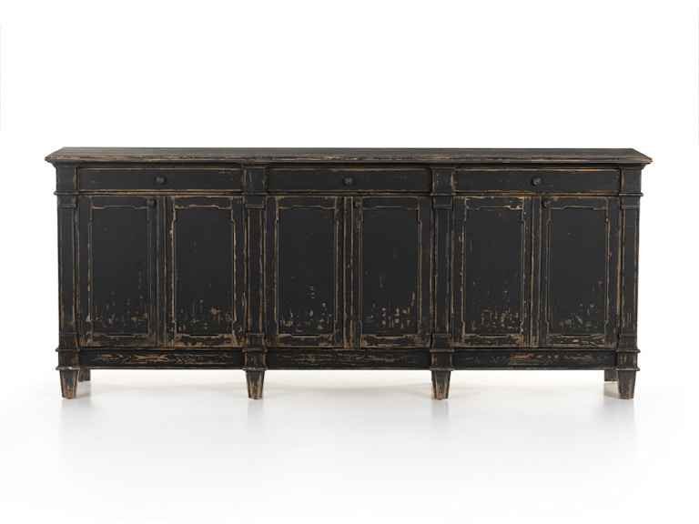 Four Hands Cordella Marjorie Sideboard Distressed Black [hidden information] ( Retails $3700.00 ) - Image 4