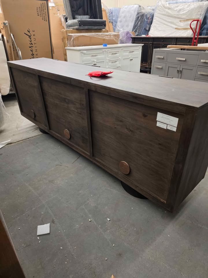 Moe's Home Hadley Sideboard in Warm Brown BB-1036-20 ( Retails $3800.00 ) - Image 9