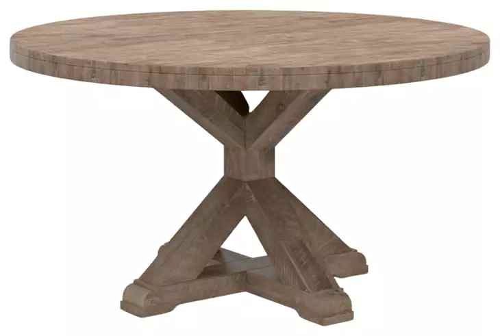 Newberry Weathered Natural 54" Round Dining Table