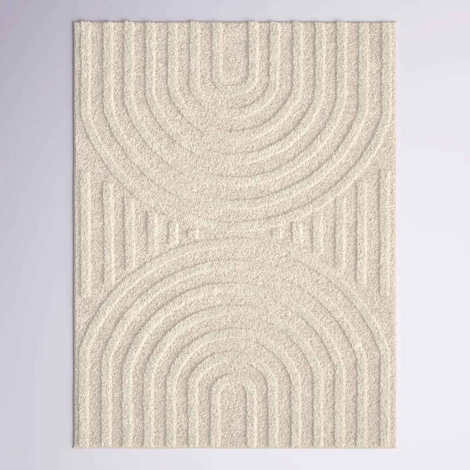Bartletto Beige Shag Area Rug ( 12' x 15' ) - Image 2